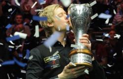 Снукер. Австралиец Нил Робертсон в финале чемпионата Британии обыграл китайца Ляна Вэньбо
