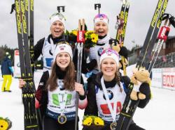 Биатлон. КМ-2019/20. Норвежские спортсменки выиграли все шесть эстафет сезона