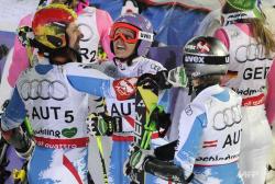 Горные лыжи. Сборная Австрии выиграла первое `золото` чемпионата