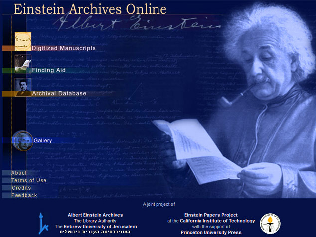 Архив работ Эйнштейна в ближайшее время появится в общем доступе Интернета