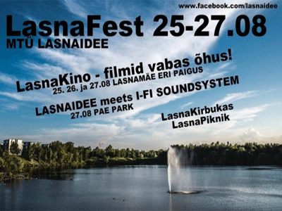 В последние выходные августа в Таллине пройдёт первый минифестиваль LasnaФест.