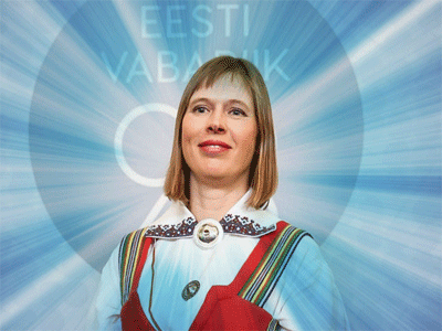 Первая в истории Эстонии женщина-президент Керсти Кальюранд вступила в должность.