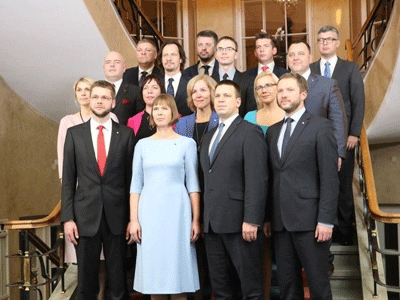 Правительство Эстонии под руководством премьер-министра Юри Ратаса приступило к работе.