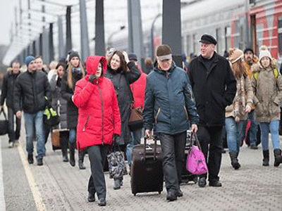 В феврале 2017 года в Эстонии зафиксирован существенный рост количества туристов из России