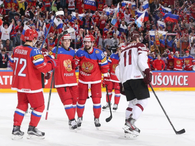 Хоккей. ЧМ-2017. Сборные России и Канады вернули себе лидерство в группах.
