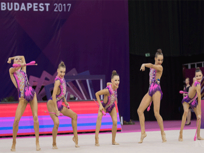Юниоры Эстонии заняли седьмое место на чемпионате Европы по художественной гимнастике.