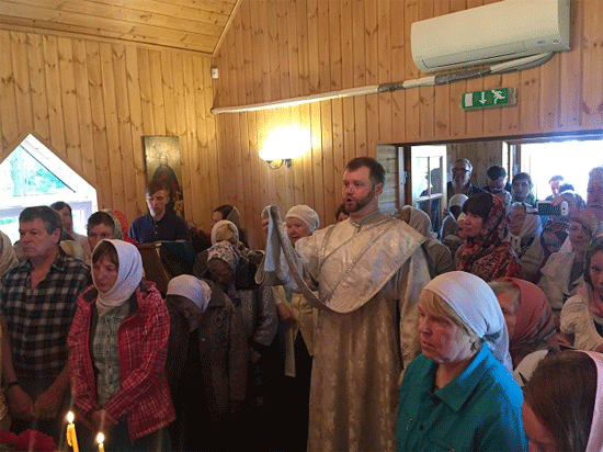 Православное Причудье: Освящена церковь равноапостольных Константина и Елены в Яама.