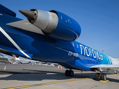 Эстонская авиакомпания Nordica за 2017 год на 63% увеличила количество пассажиров.