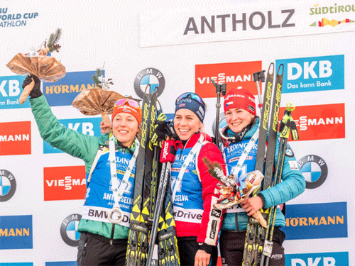 Биатлон. КМ-17/18. Спринт Антерсельвы принёс первую победу в сезоне норвежке Тириль Экхофф.