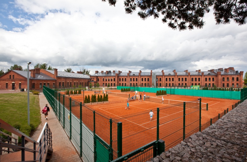 В сентябре в Виймси откроется спортивный комплекс с шестью теннисными кортами.