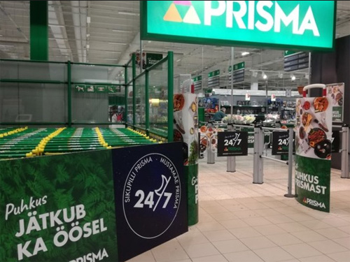 Круглосуточный супермаркет появляется и в Тарту - втором по величине городе Эстонии.