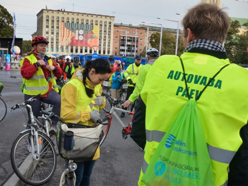 Таллинский `День без автомобиля` в 2019 году пройдёт на площади Башен в Старом городе.