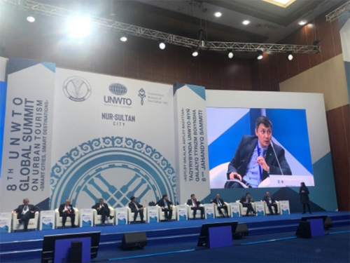 Мэр Таллина принял участие во встрече Всемирной туристической организации в Казахстане.