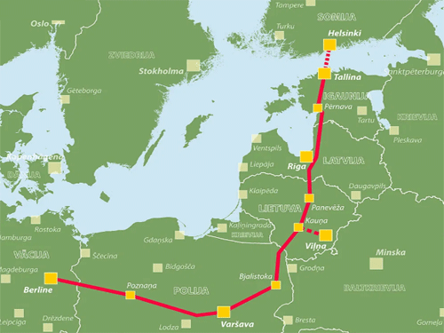 Магистраль Rail Baltic: Финское государство приняло решение приостановить своё участие.
