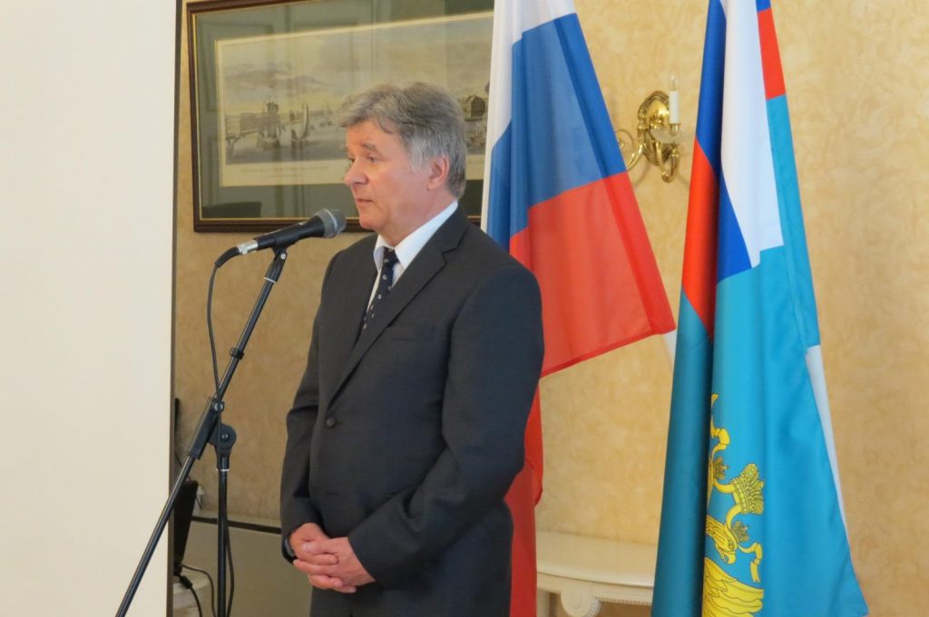 Посольство России провело встречу, посвящённую 40-летию олимпийской регаты в Таллине.