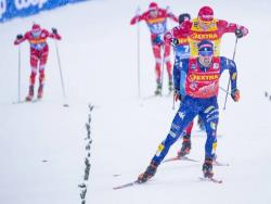 Лыжный спорт. КМ-2020/21. Большунов стартовал на `Тур де Ски` вторым место в спринте