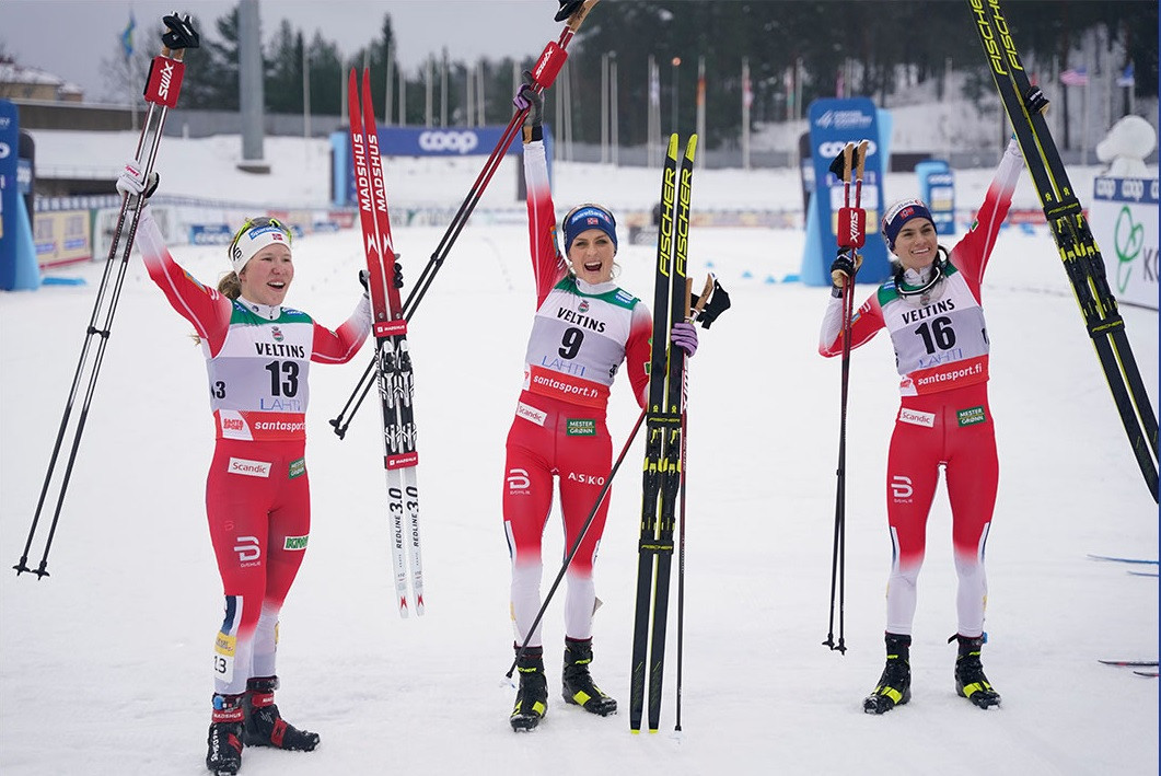 Лыжи. КМ 2020/21. Вернувшись после карантина, норвежцы забрали все медали в Лахти.