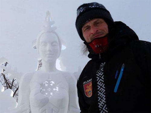 В таллинском парке Туви 6 февраля открывается выставка ледяных скульптур Карлиса Иле