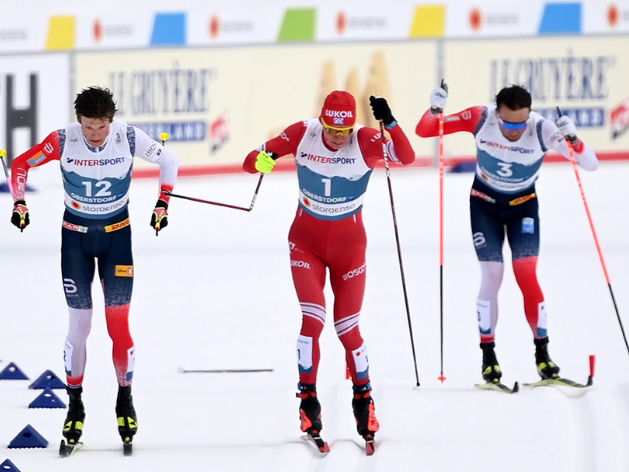 Лыжи. ЧМ-2021. Норвежский дуэт, ценой одной потери, лишил Большунова победы в марафоне.