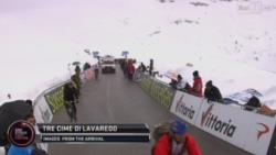 Велоспорт. Виченцо Нибали выиграл 20-й этап в снежных Доломитовых Альпах