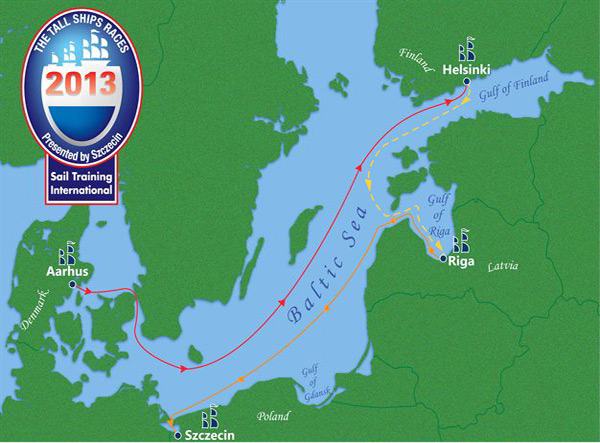 В течение трёх дней Рига будет принимать участников регаты «The Tall Ships Races 2013»