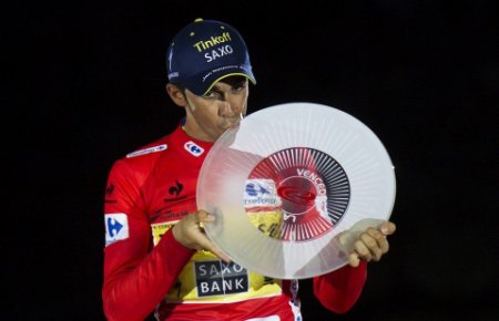 Велоспорт. Альберто Контадор выиграл многодневку по дорогам Испании.
