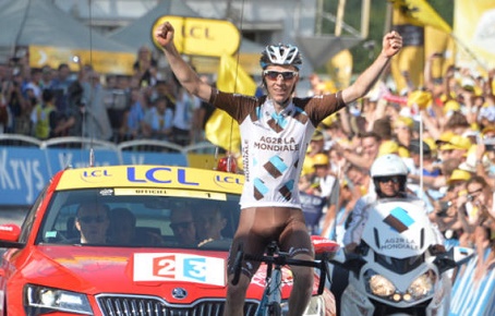 Велоспорт. Тур де Франс. Француз Ромен Барде выиграл первый из трех альпийских этапов.